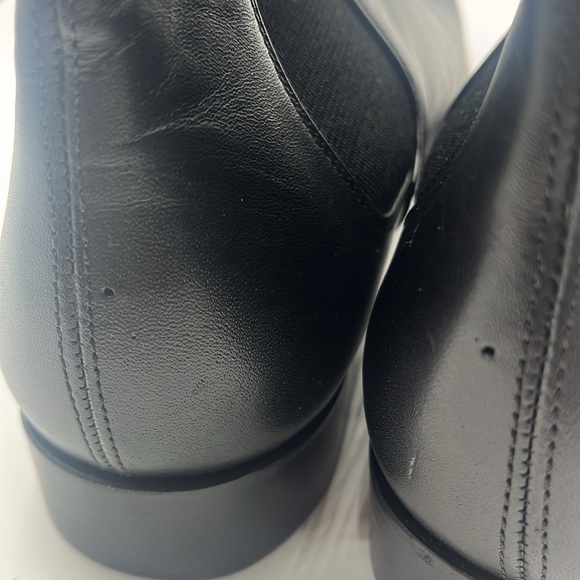 Comme des Garcons Black Leather Chelsea Boots main image 5